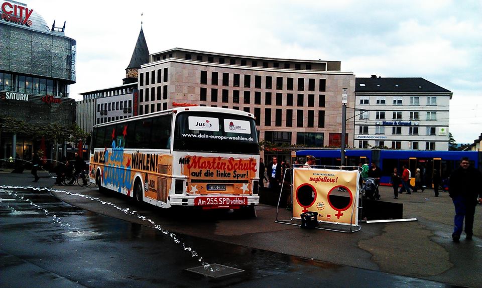 Juso-Bundesbus Königsplatz