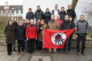Jusos Kassel-Stadt nach ihrer Unterbezirkskonferenz 2015